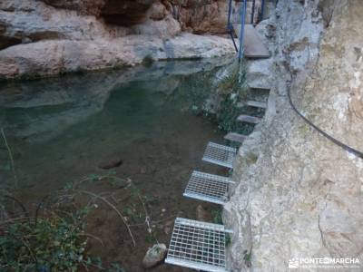 Rincón de Ademuz;puente club viajes barranco del río dulce refugio elola gredos